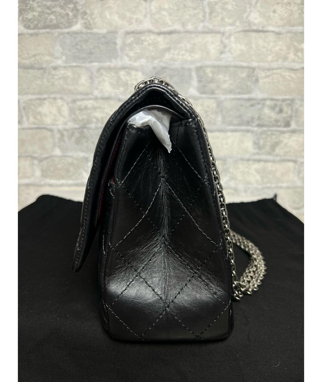 CHANEL Черная кожаная сумка через плечо, фото 5