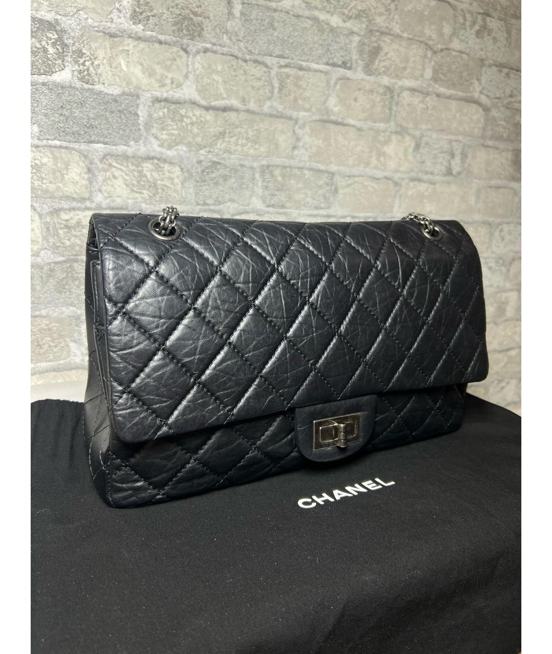 CHANEL Черная кожаная сумка через плечо, фото 2