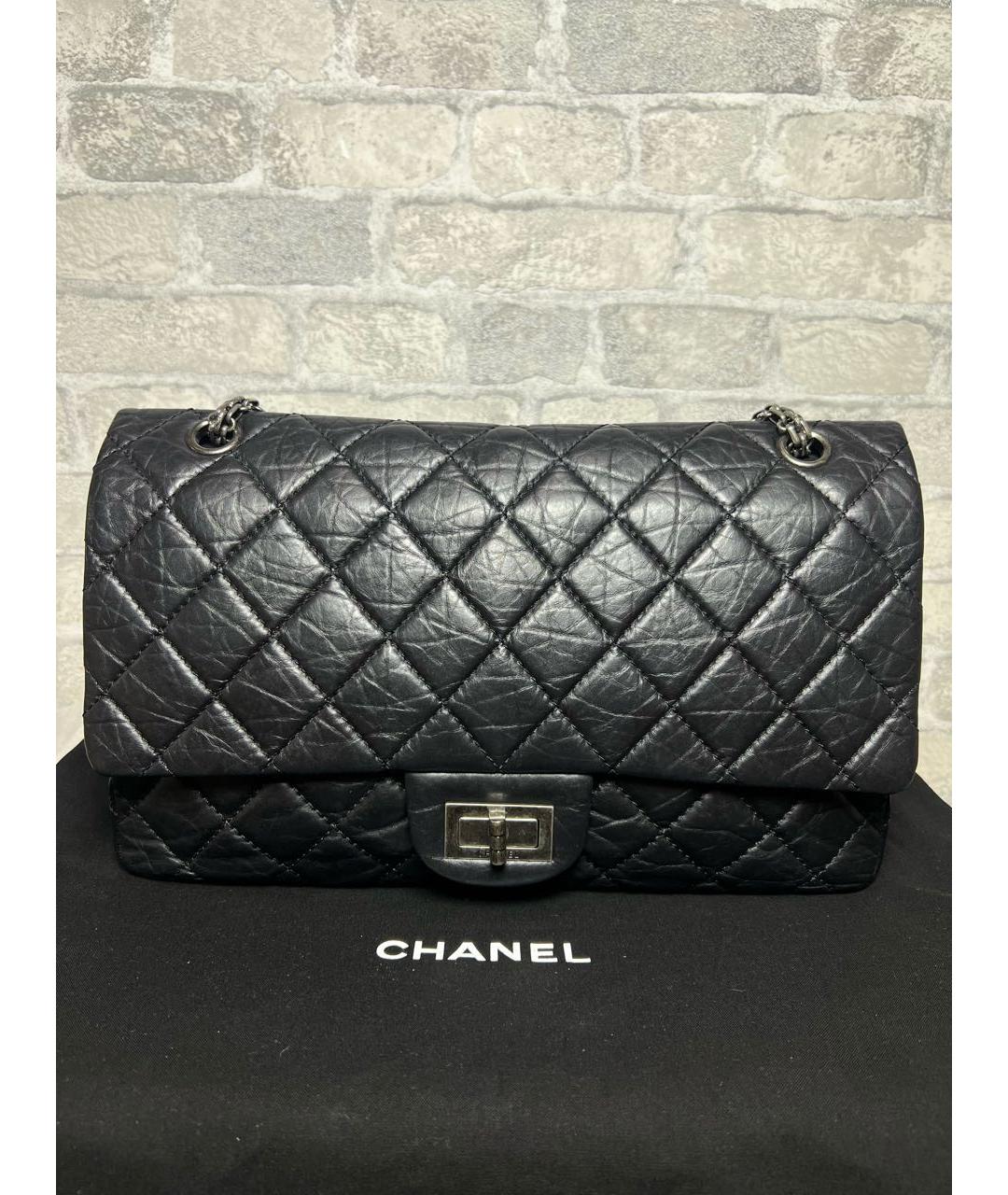 CHANEL Черная кожаная сумка через плечо, фото 9