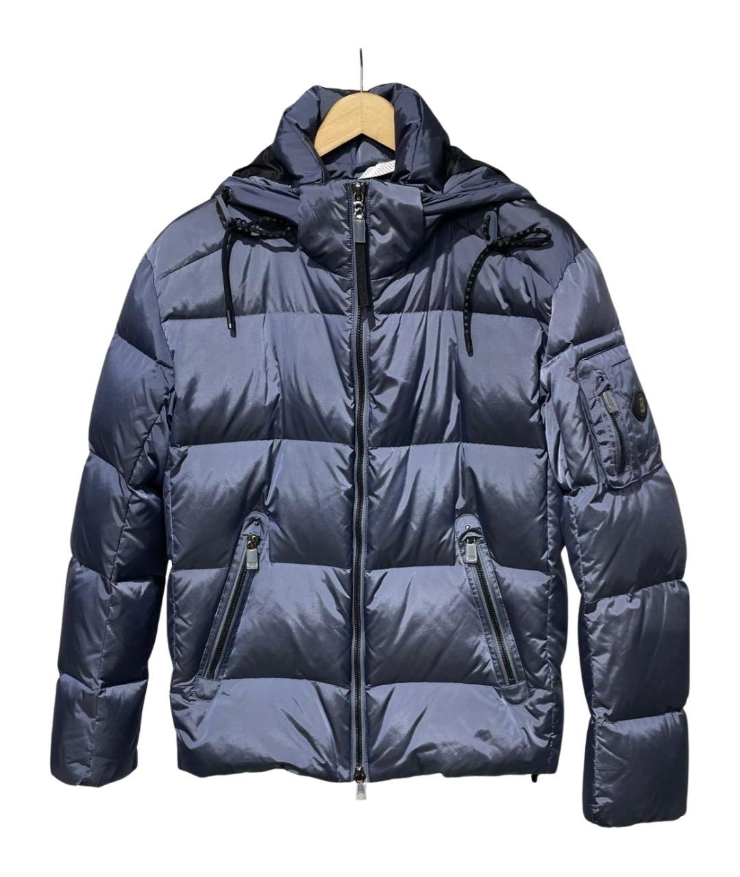 BOGNER Темно-синий полиамидовый пуховик, фото 1