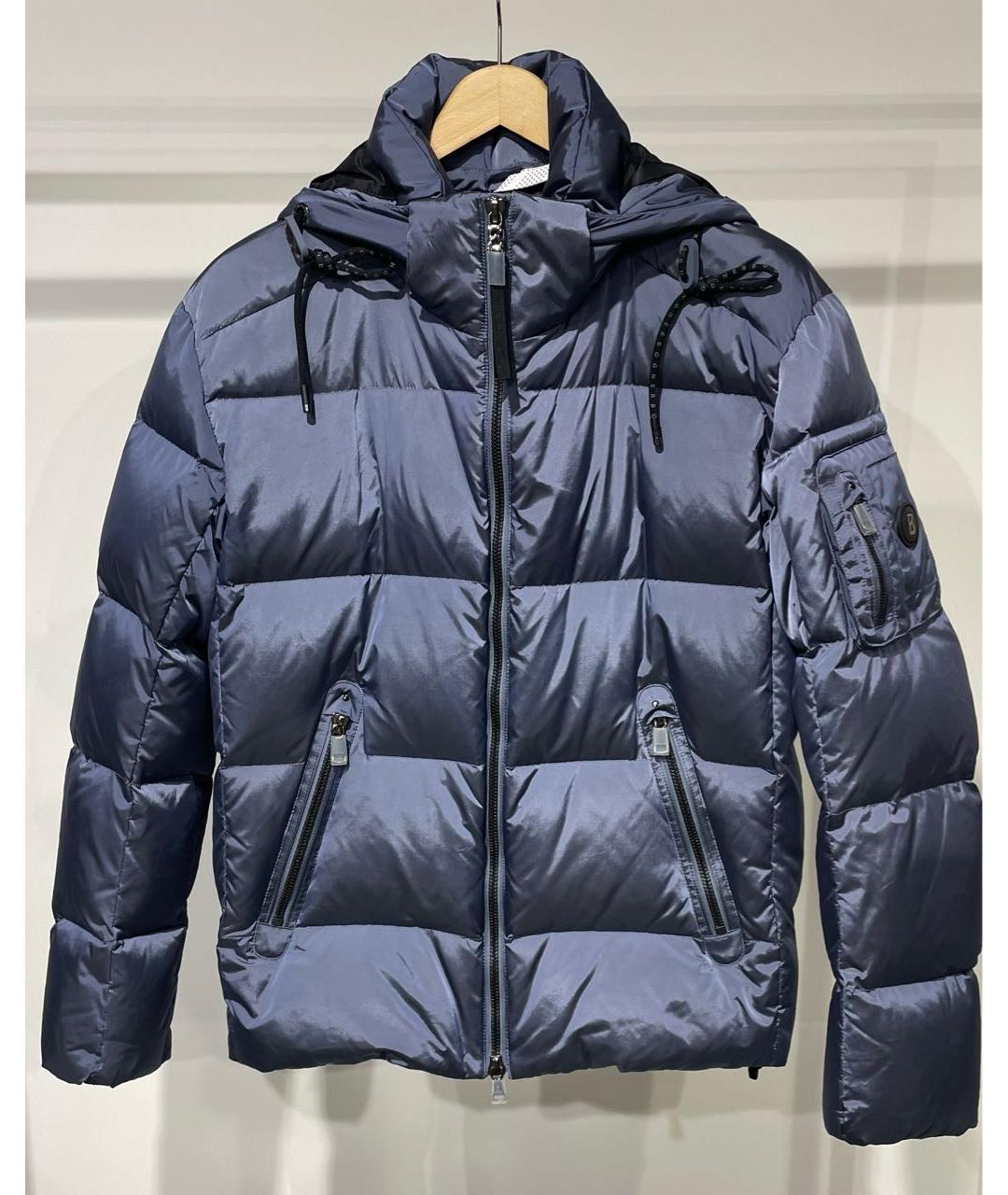 BOGNER Темно-синий полиамидовый пуховик, фото 8