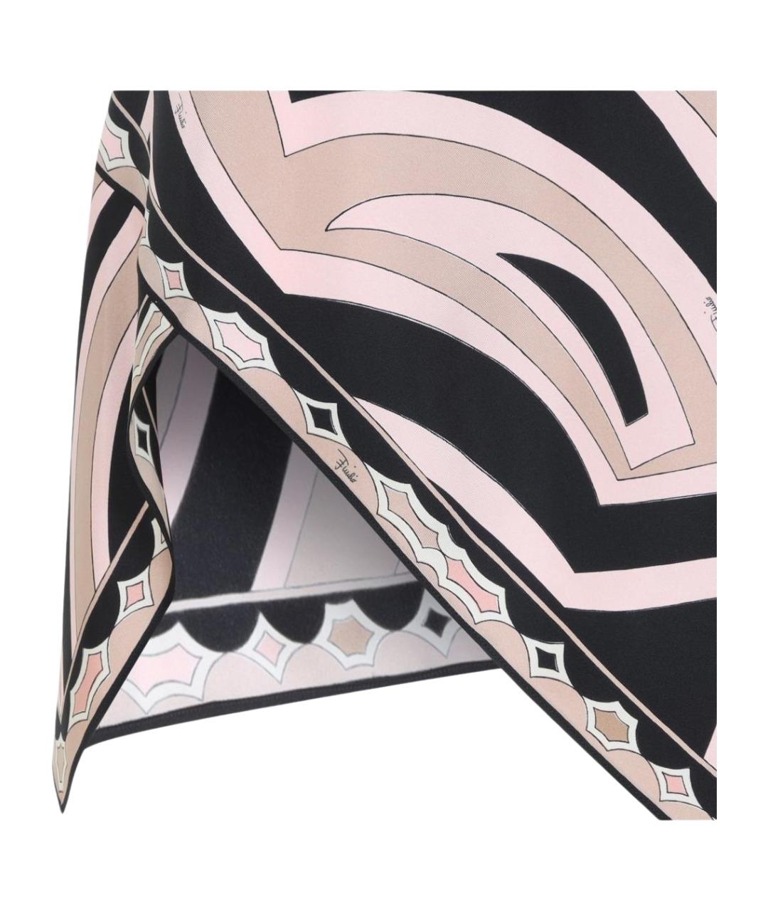 PUCCI Мульти шелковая юбка миди, фото 3