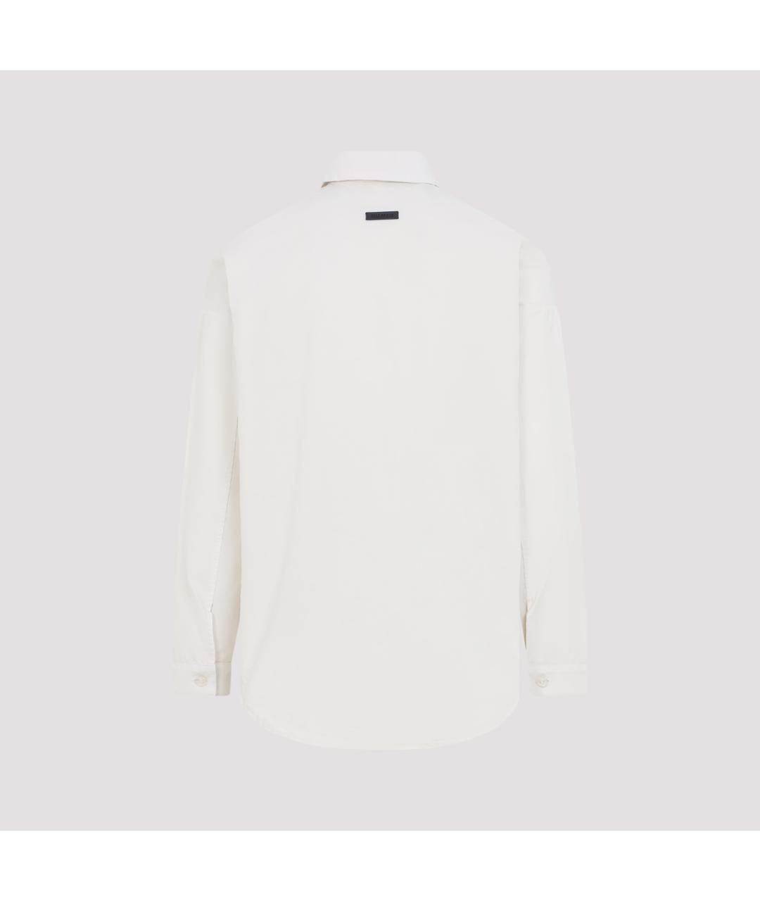 FEAR OF GOD Белая хлопковая кэжуал рубашка, фото 2
