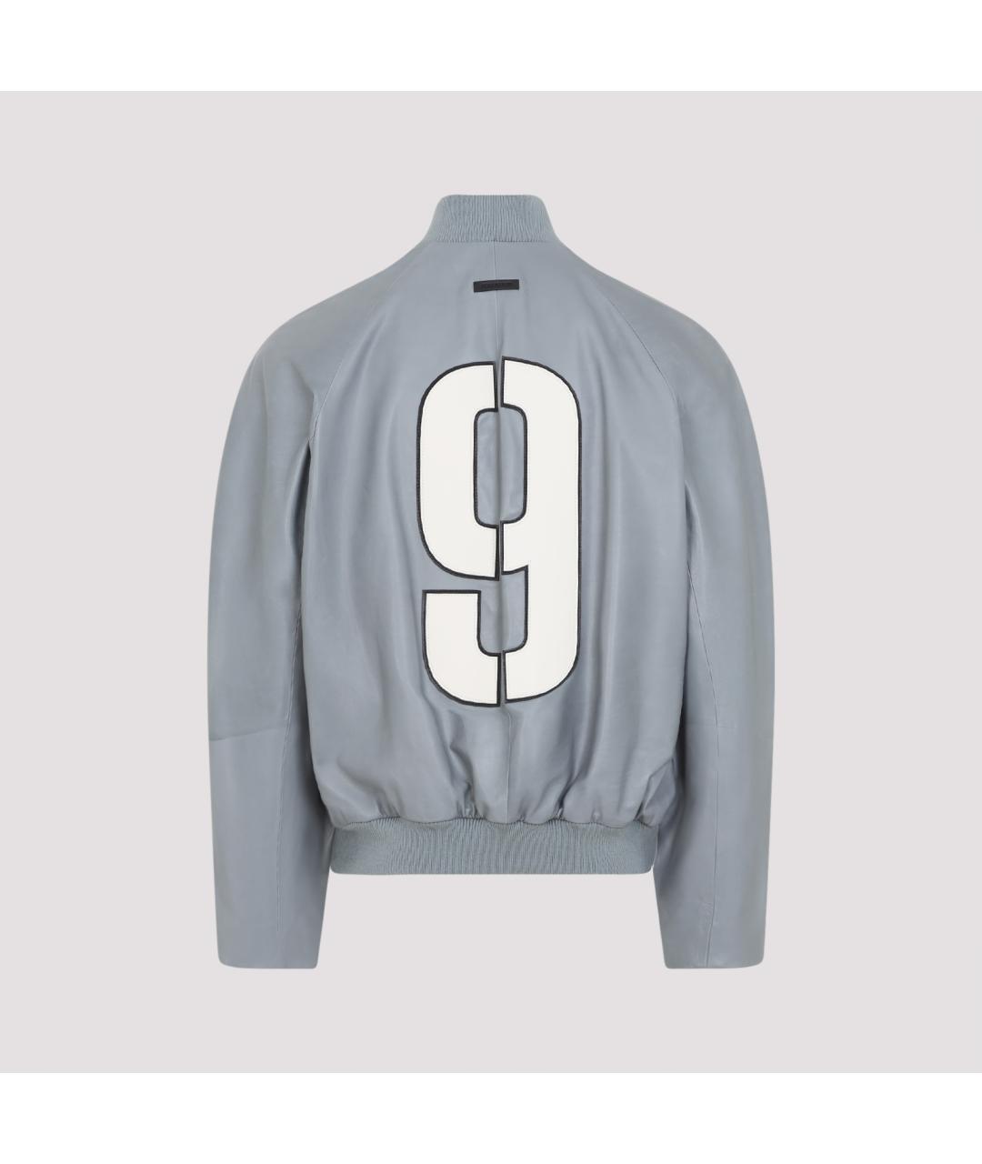 FEAR OF GOD Серая кожаная куртка, фото 2