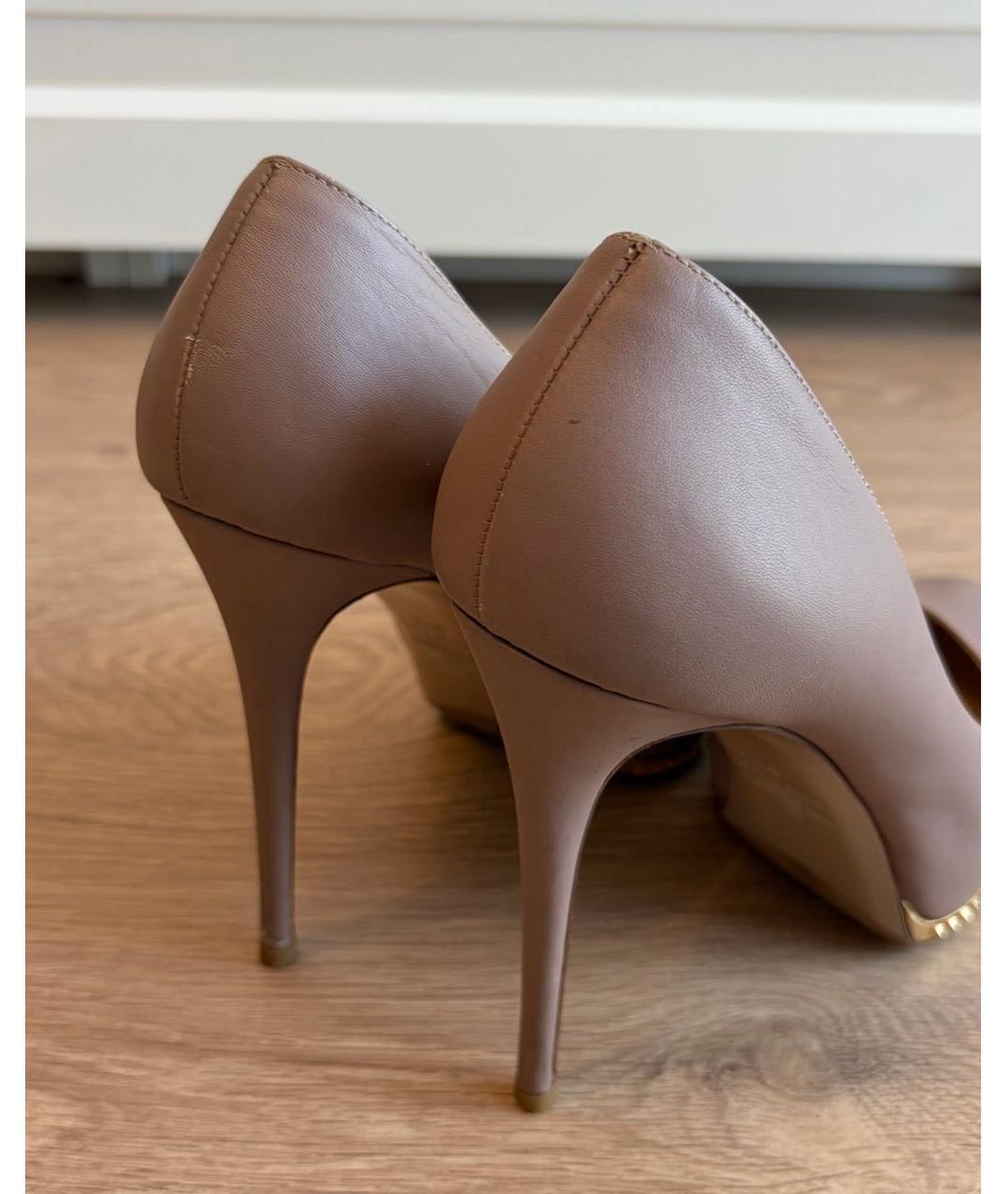 VALENTINO Розовые кожаные туфли, фото 6