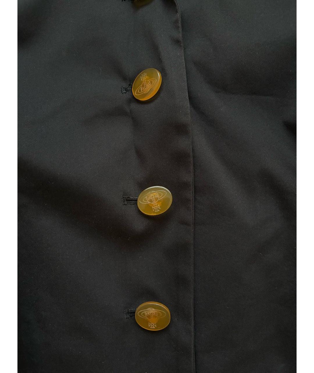 VIVIENNE WESTWOOD Черный хлопковый жакет/пиджак, фото 4