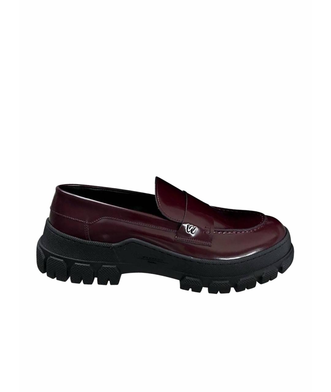 WEEKEND MAX MARA Бордовые лоферы, фото 1