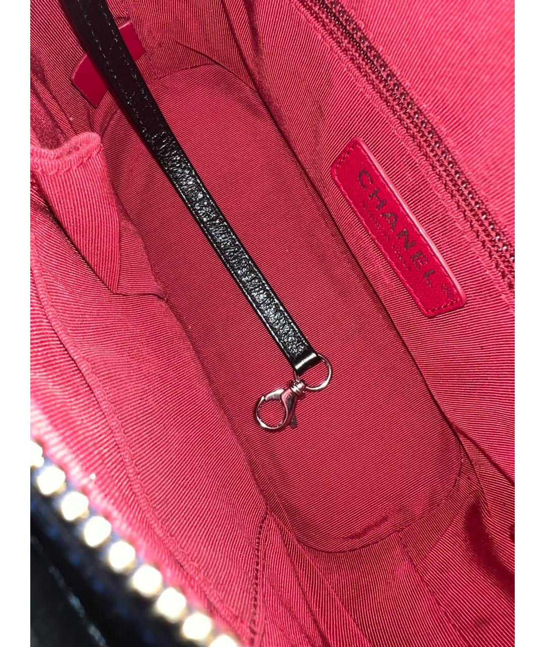 CHANEL Синяя кожаная сумка через плечо, фото 8