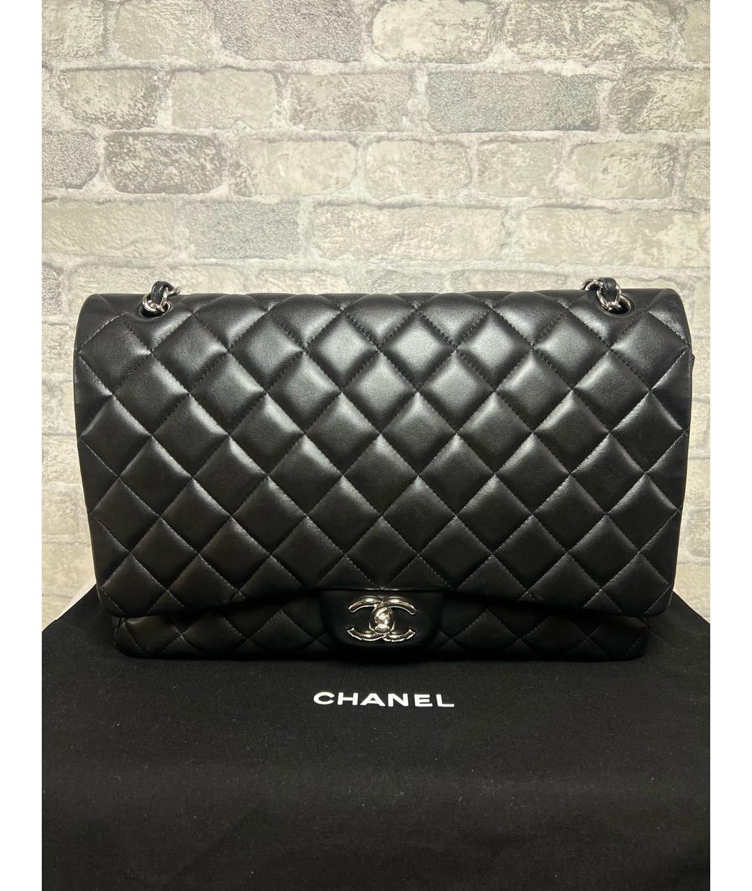 CHANEL Черная кожаная сумка через плечо, фото 9