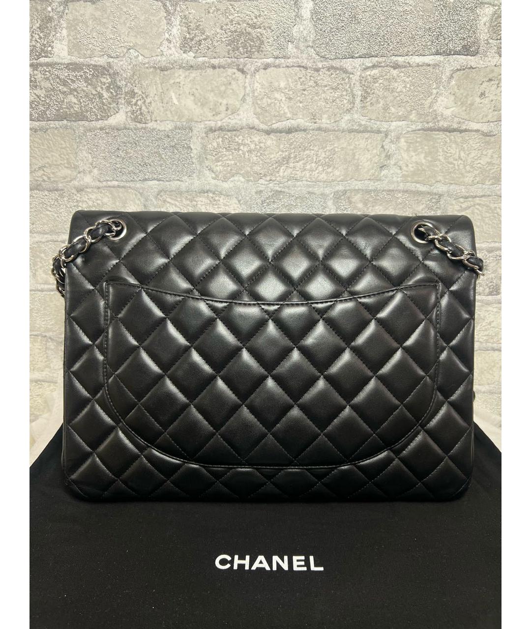 CHANEL Черная кожаная сумка через плечо, фото 4