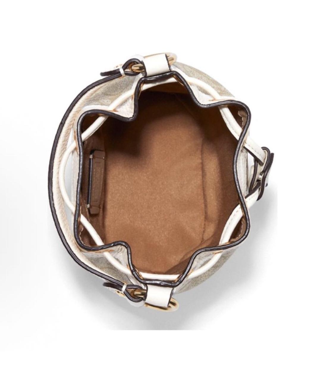 COACH Бежевая сумка через плечо, фото 5