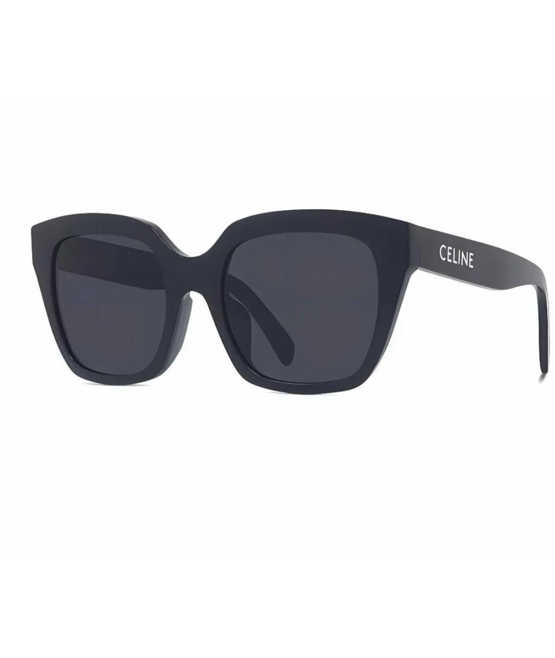CELINE Черные пластиковые солнцезащитные очки, фото 2