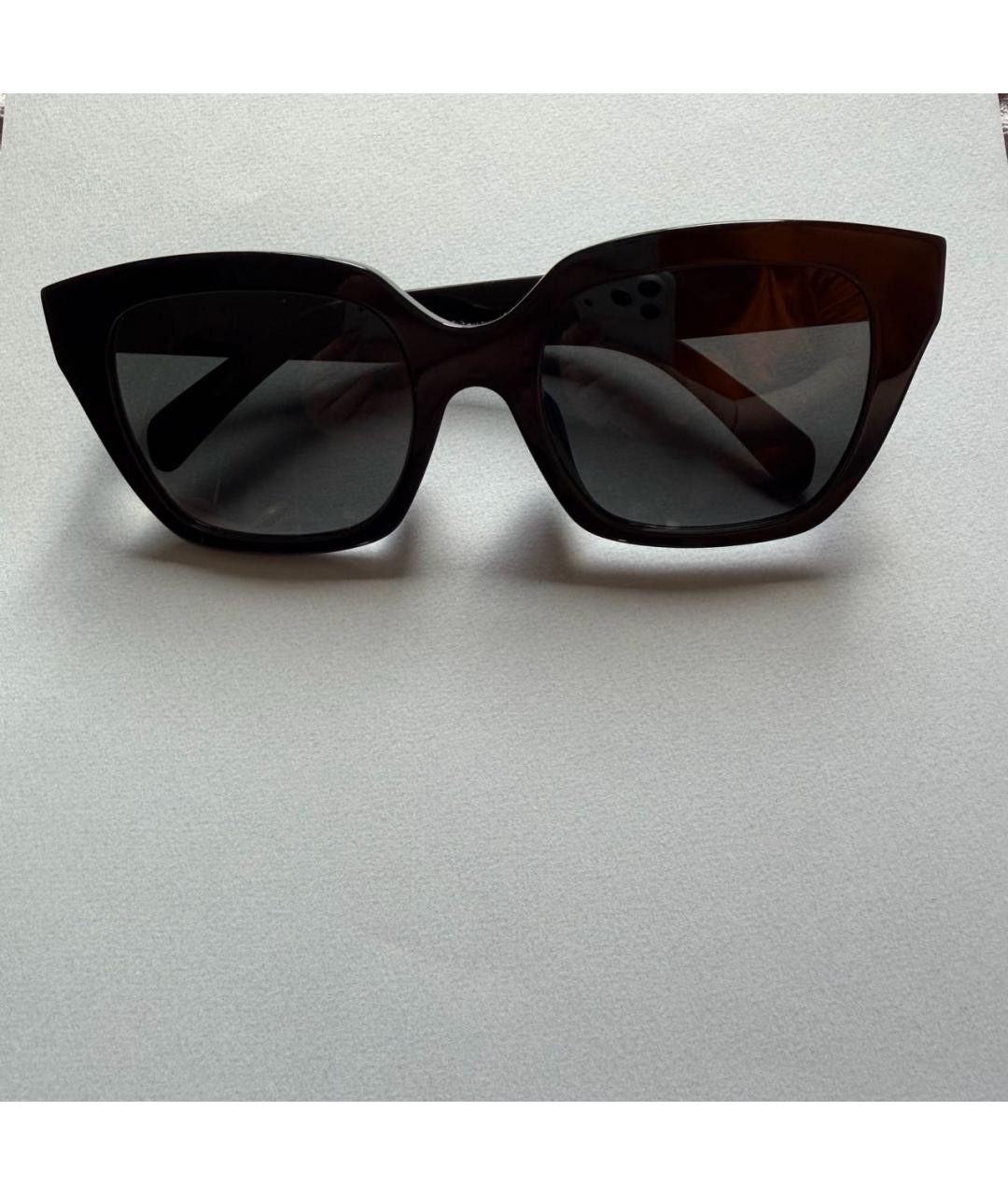 CELINE Черные пластиковые солнцезащитные очки, фото 3
