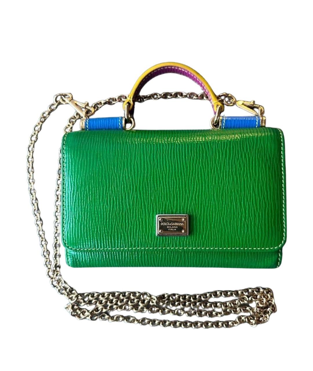 DOLCE&GABBANA Мульти кожаная сумка с короткими ручками, фото 1