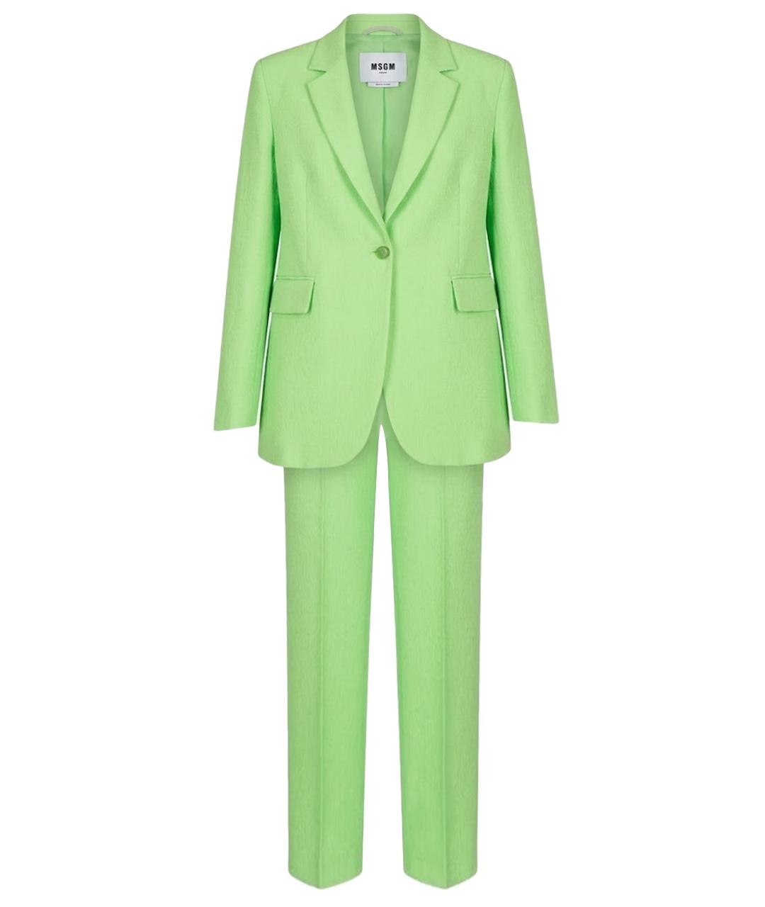 MSGM Салатовый костюм с брюками, фото 1