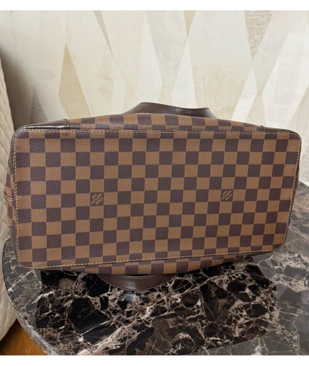 LOUIS VUITTON Коричневая сумка тоут, фото 5