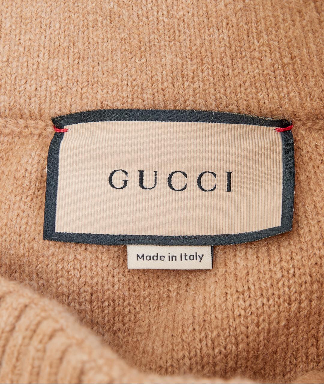 GUCCI Бежевые шерстяные шорты, фото 5