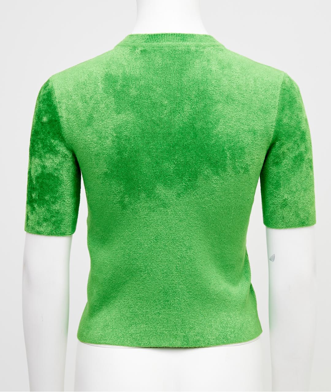 GUCCI Зеленый вискозный джемпер / свитер, фото 2