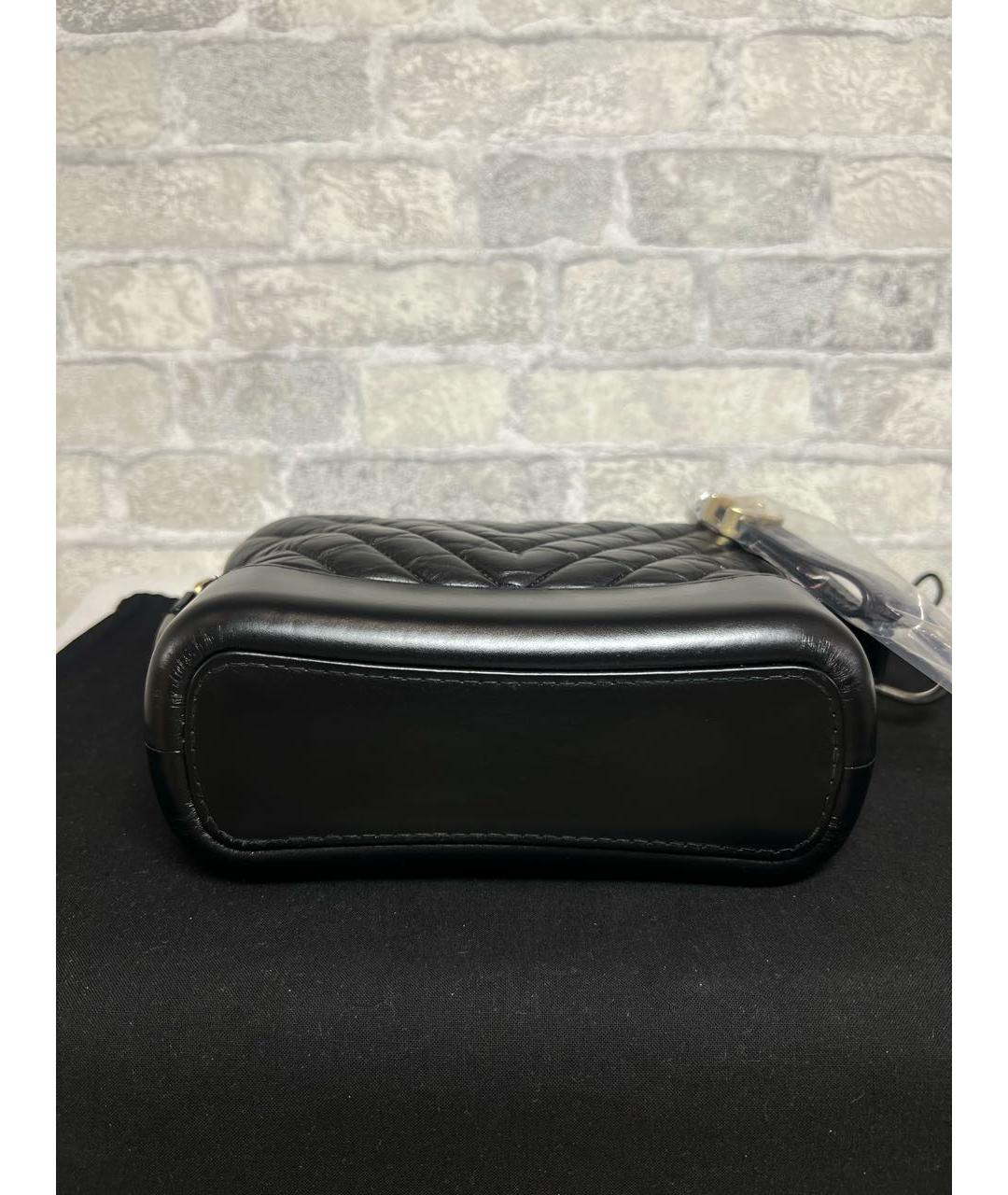 CHANEL Черная кожаная сумка через плечо, фото 7
