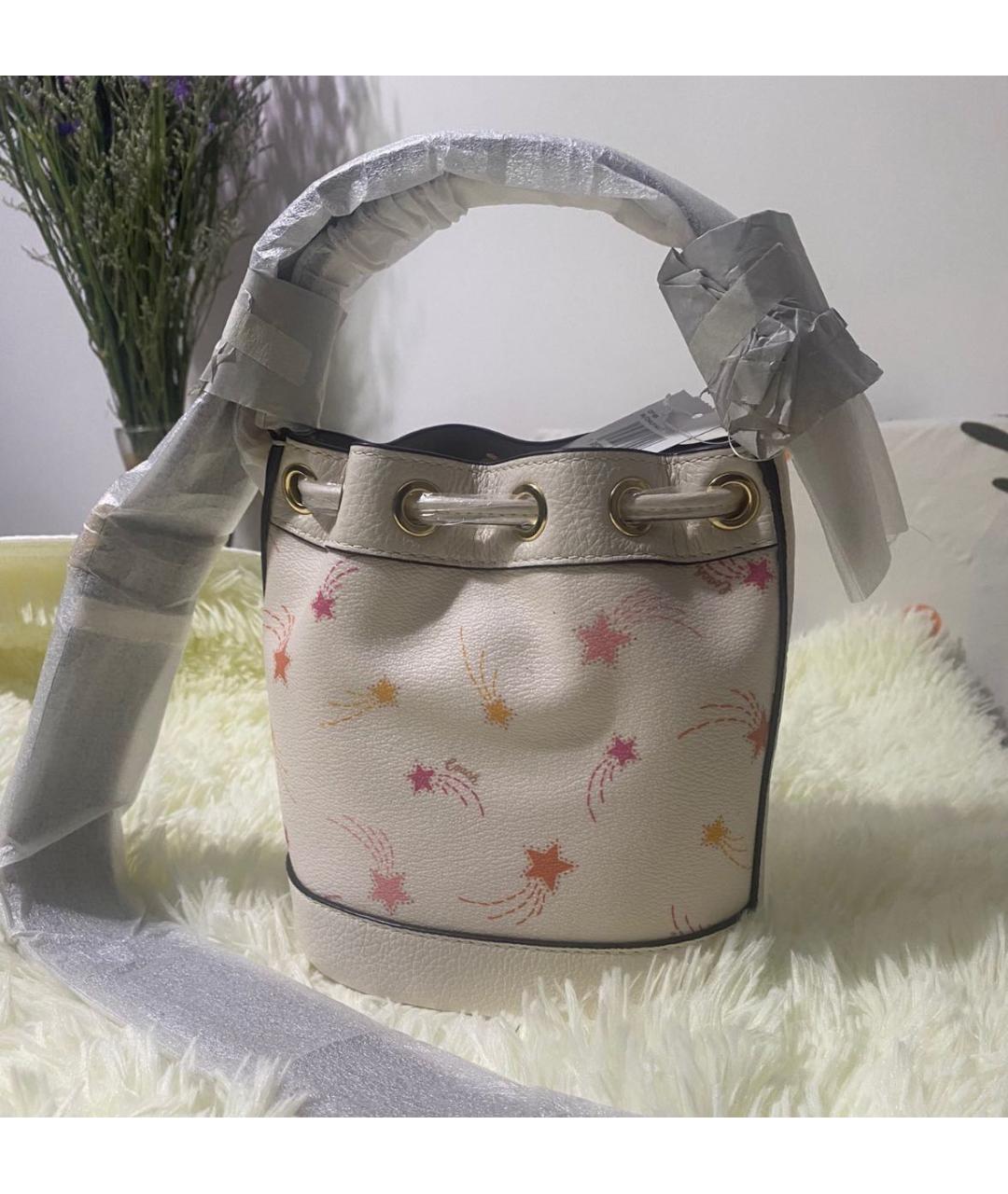 COACH Белая сумка через плечо, фото 5