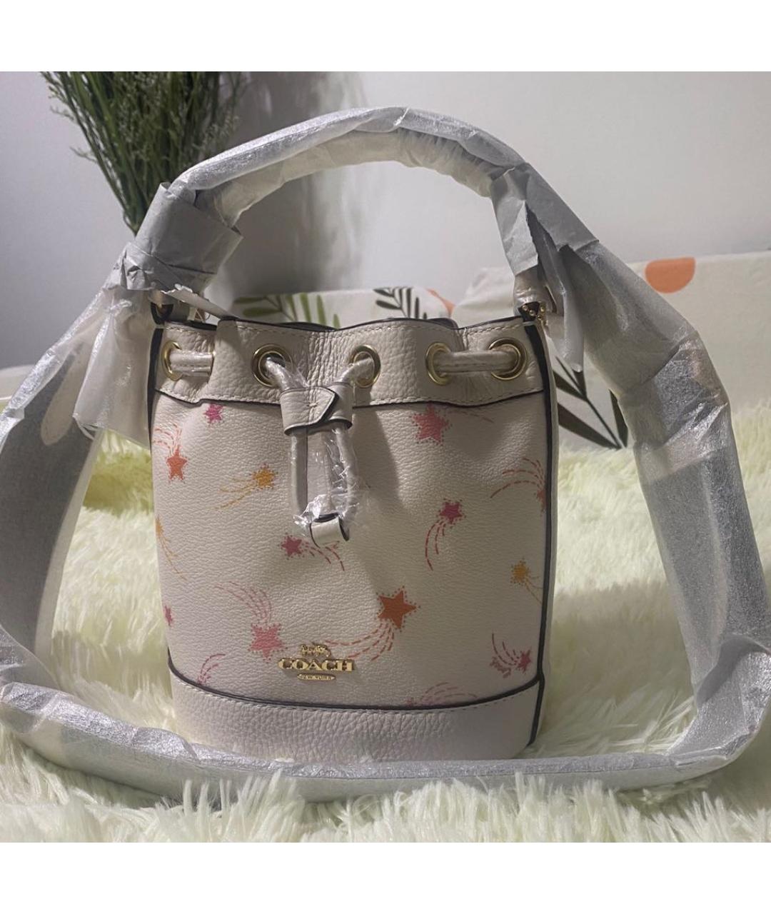 COACH Белая сумка через плечо, фото 3