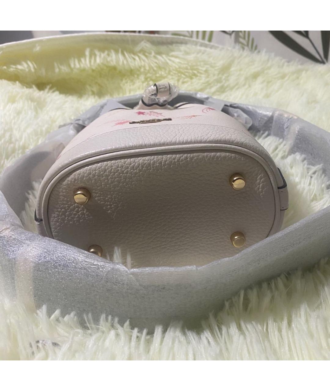 COACH Белая сумка через плечо, фото 6