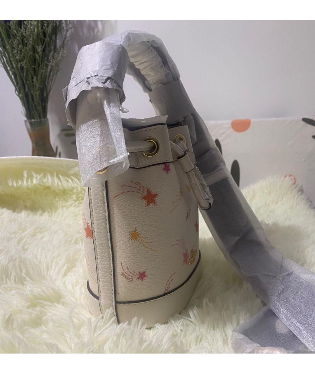 COACH Белая сумка через плечо, фото 4