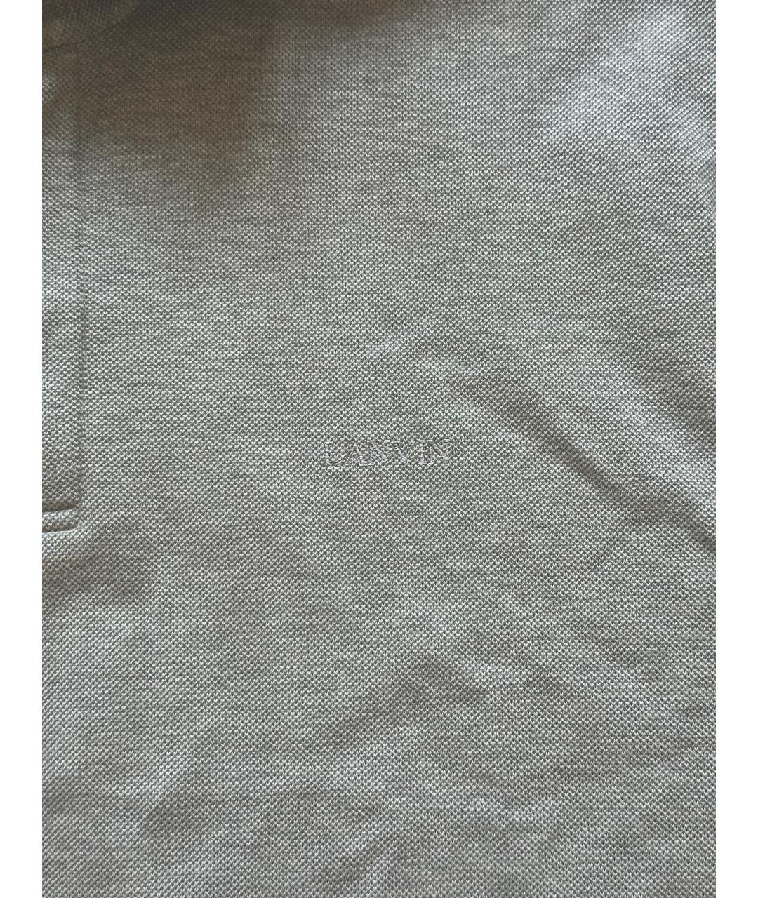Gallery Dept Серое хлопковое поло с коротким рукавом, фото 7