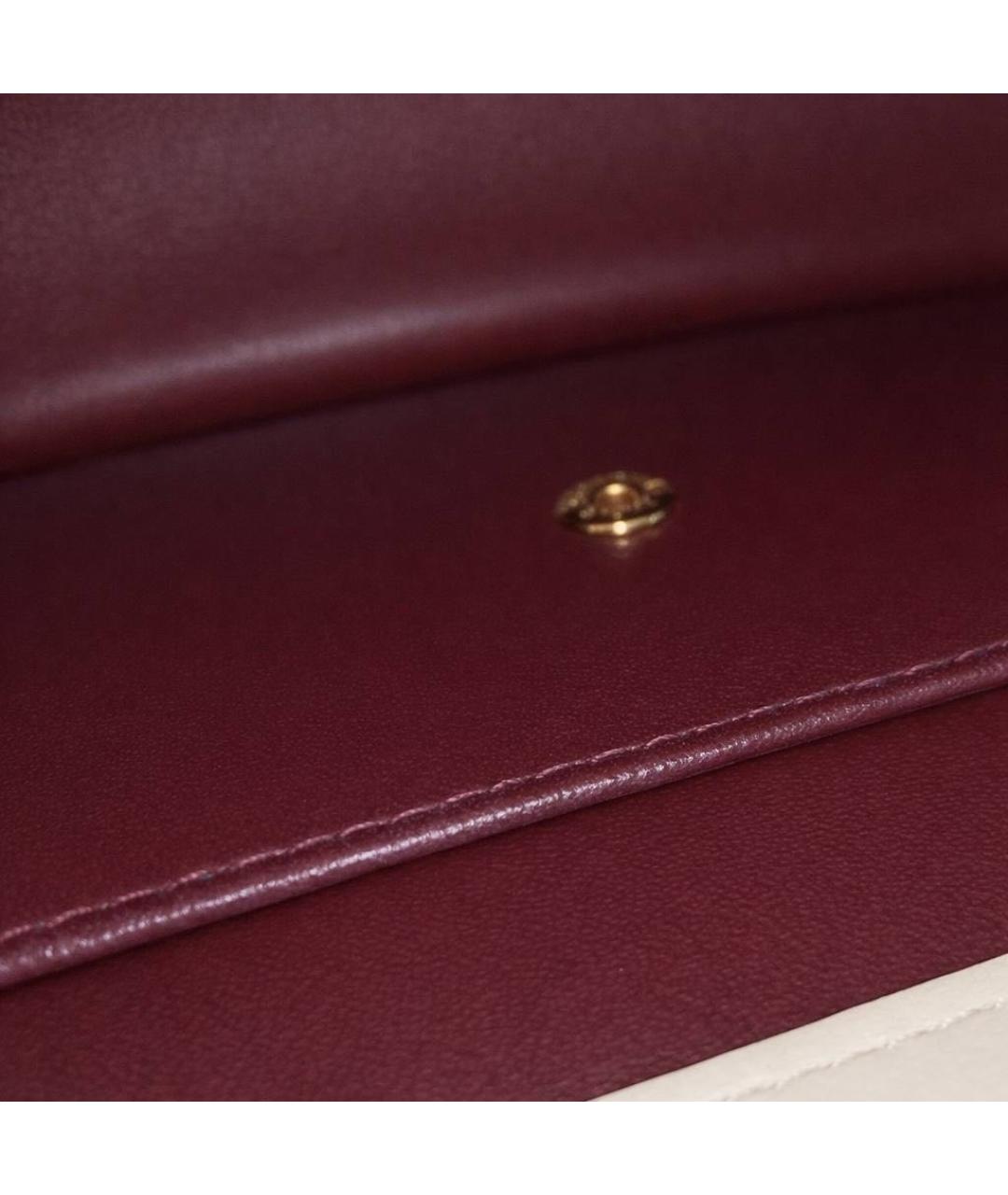 CHANEL Белая кожаная сумка через плечо, фото 8