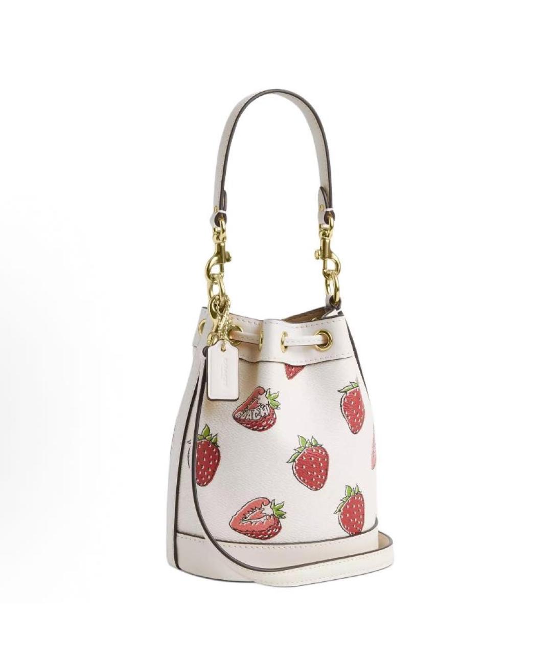 COACH Белая сумка через плечо, фото 2