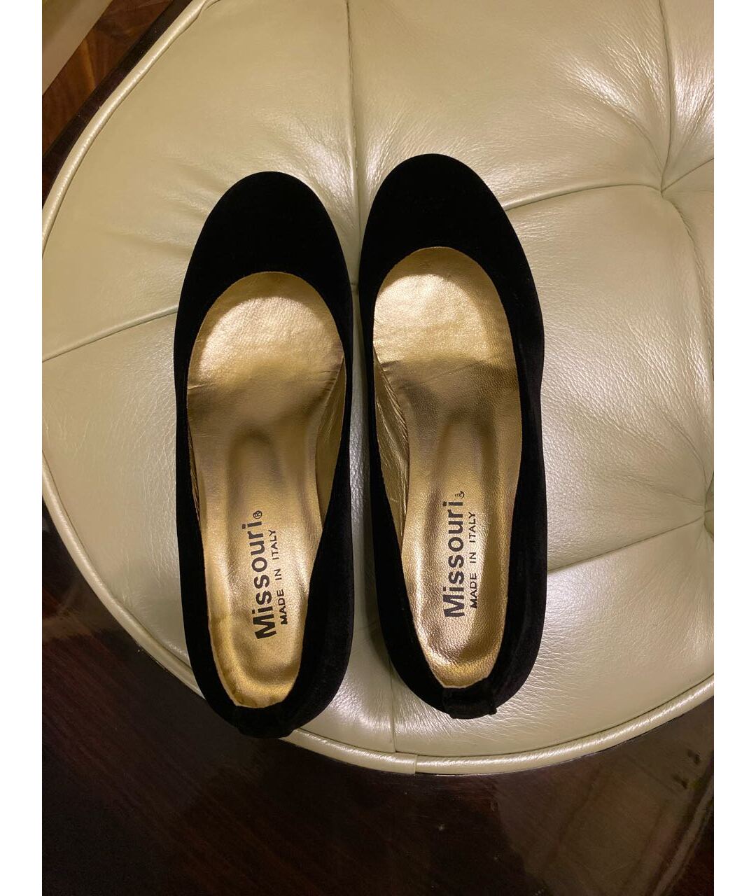 MISSOURI Черные бархатные туфли, фото 3