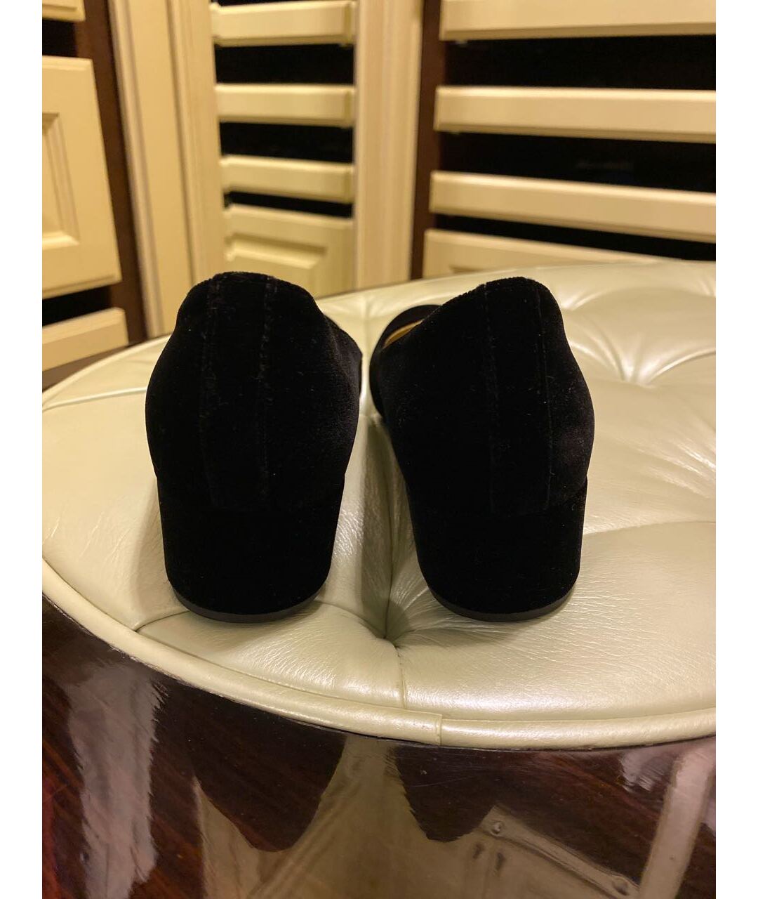 MISSOURI Черные бархатные туфли, фото 4