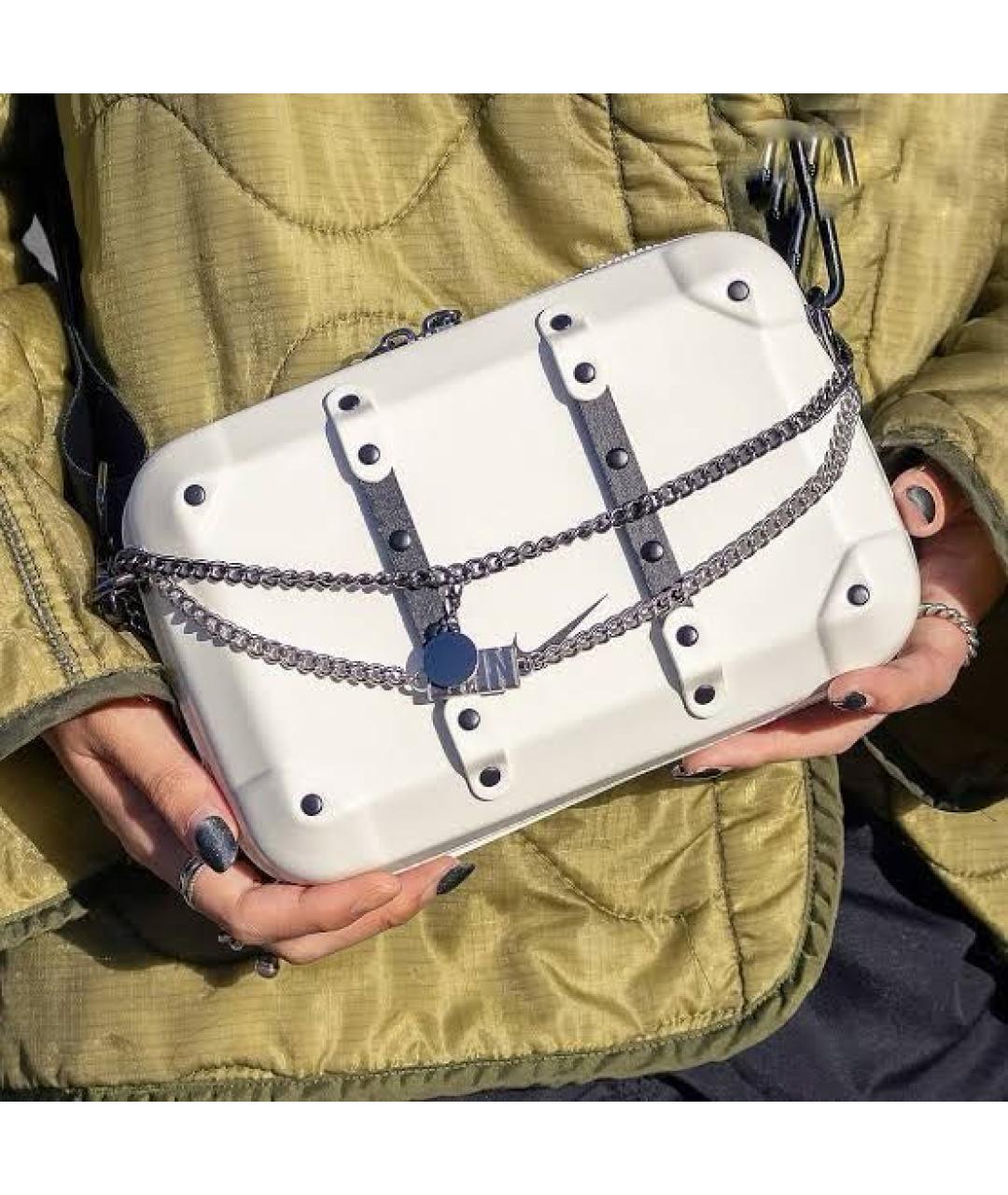 NIKE Белая сумка через плечо, фото 6