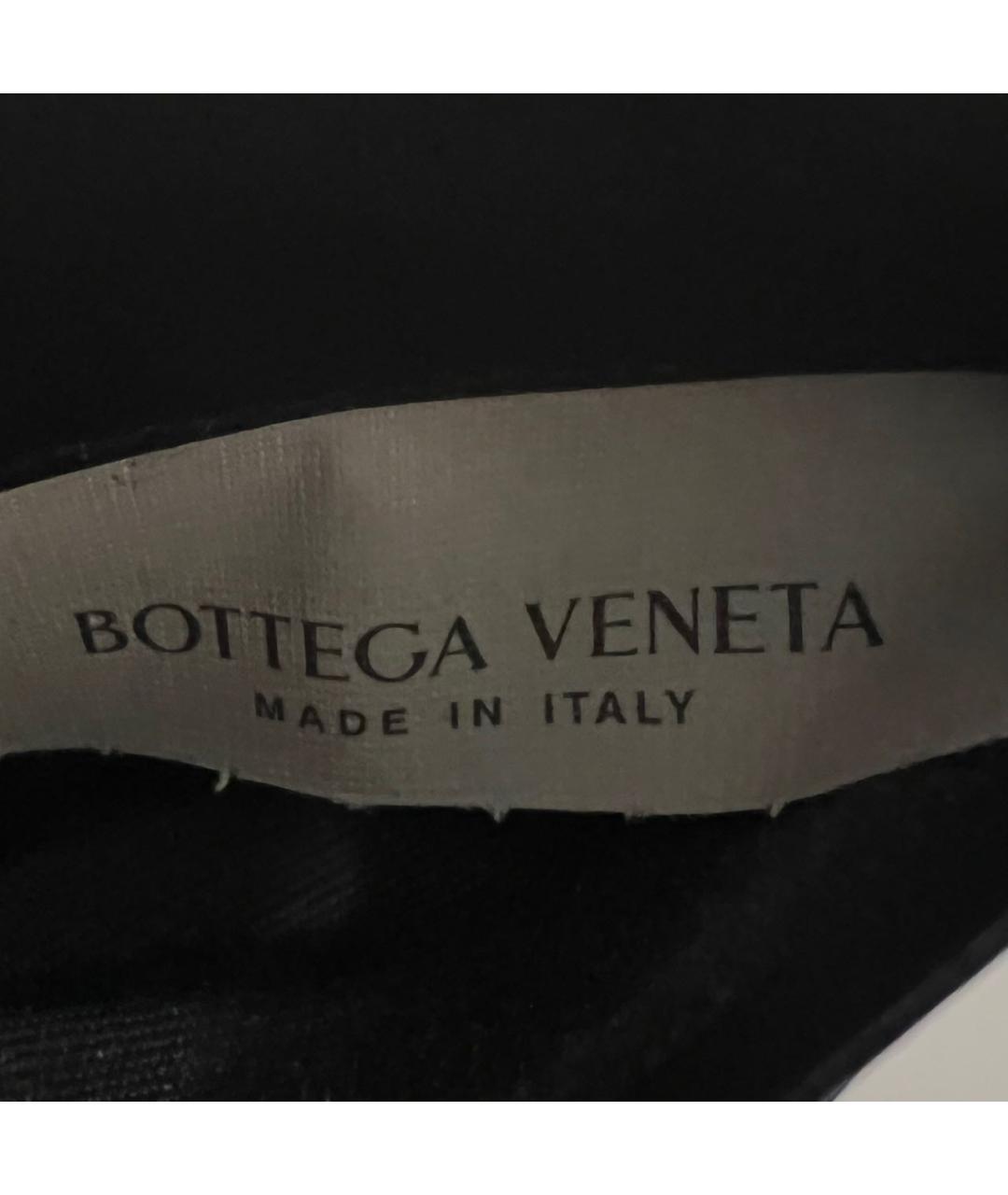BOTTEGA VENETA Черный кожаный кардхолдер, фото 5