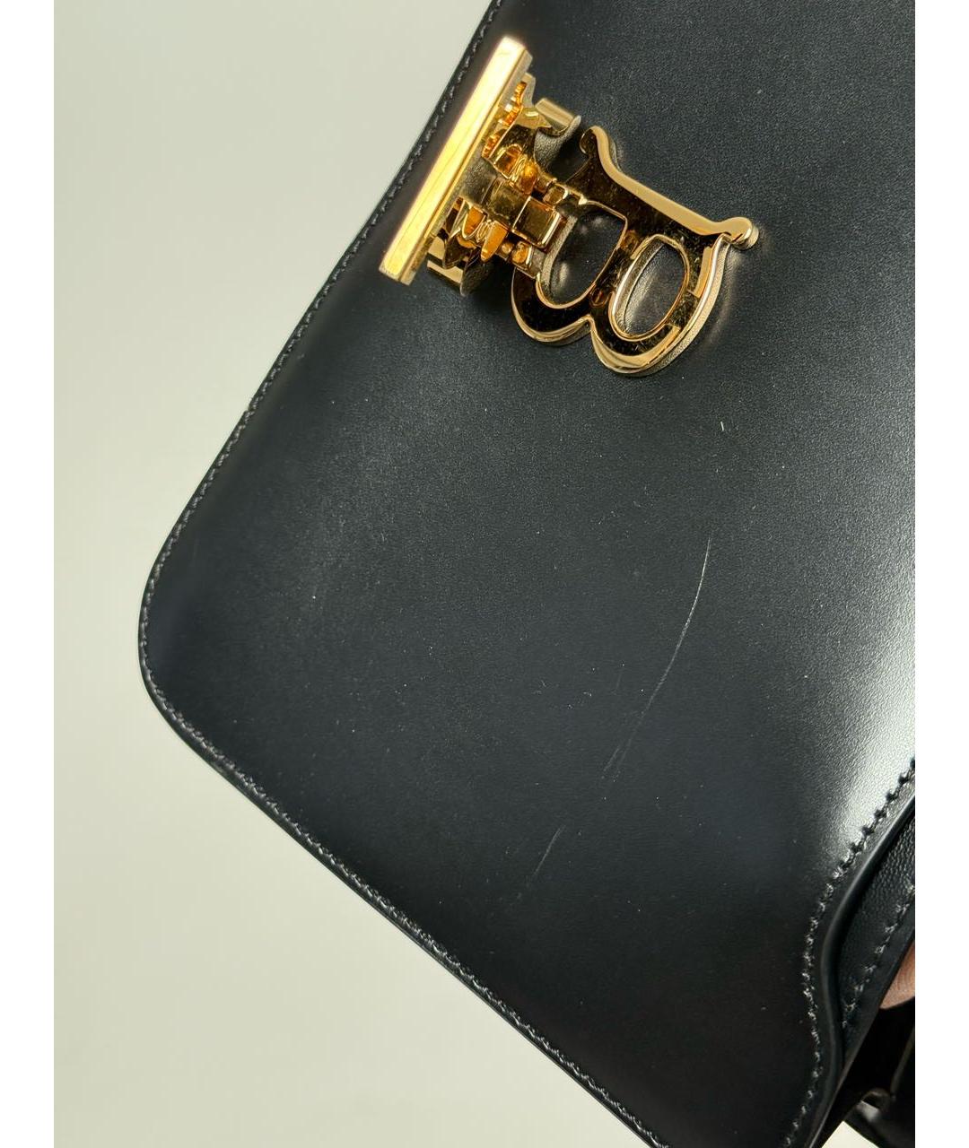 BURBERRY Коричневая кожаная сумка через плечо, фото 5