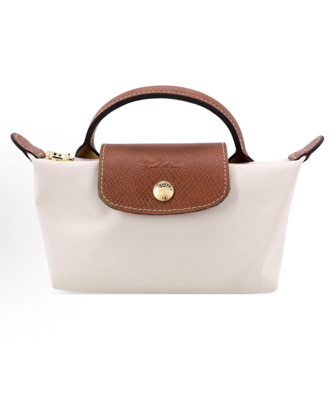 LONGCHAMP Бежевая сумка с короткими ручками, фото 5