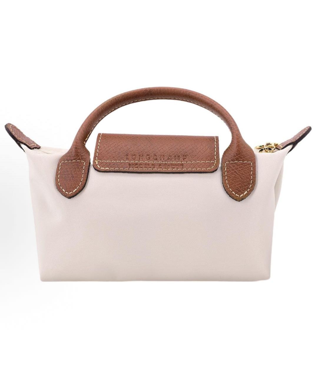LONGCHAMP Бежевая сумка с короткими ручками, фото 2