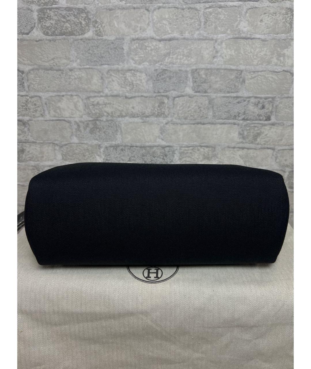 HERMES Черная тканевая сумка через плечо, фото 7