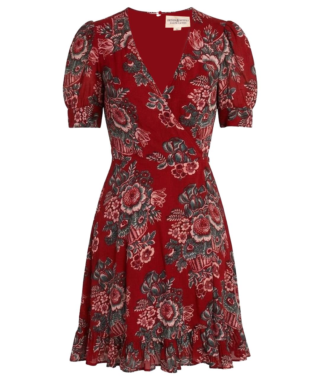 RALPH LAUREN Красное платье, фото 1