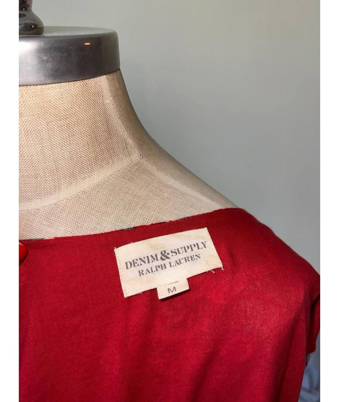 RALPH LAUREN Красное платье, фото 3