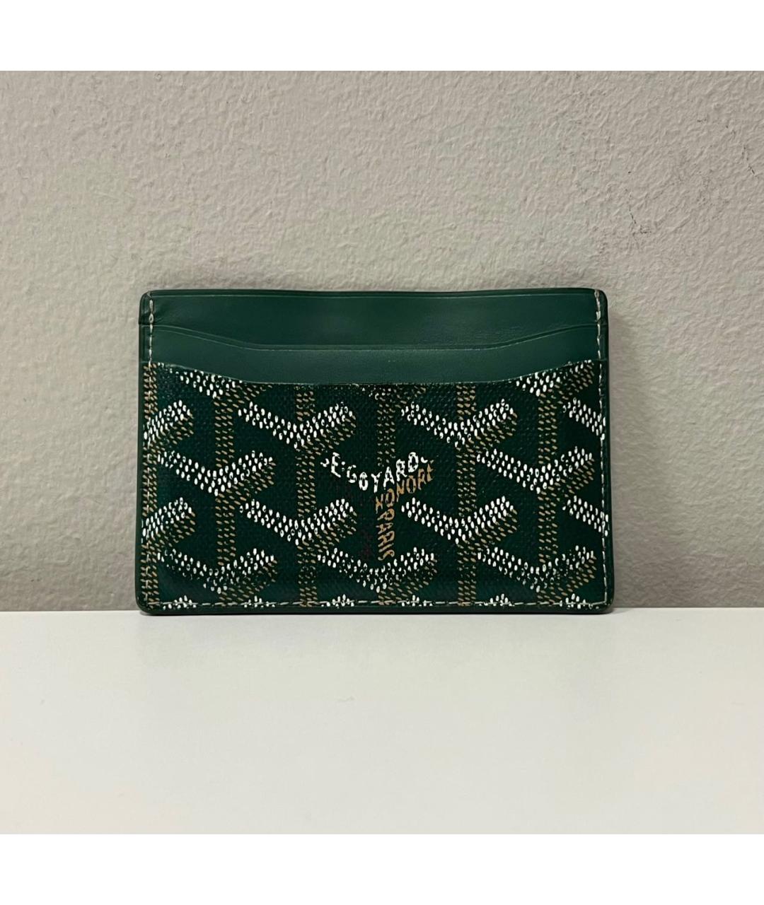 GOYARD Зеленый кардхолдер, фото 2