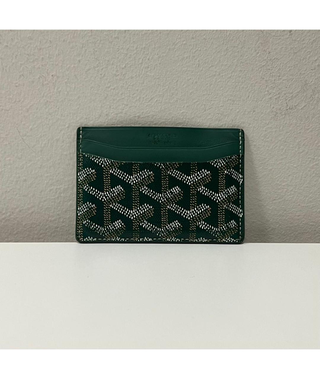 GOYARD Зеленый кардхолдер, фото 6