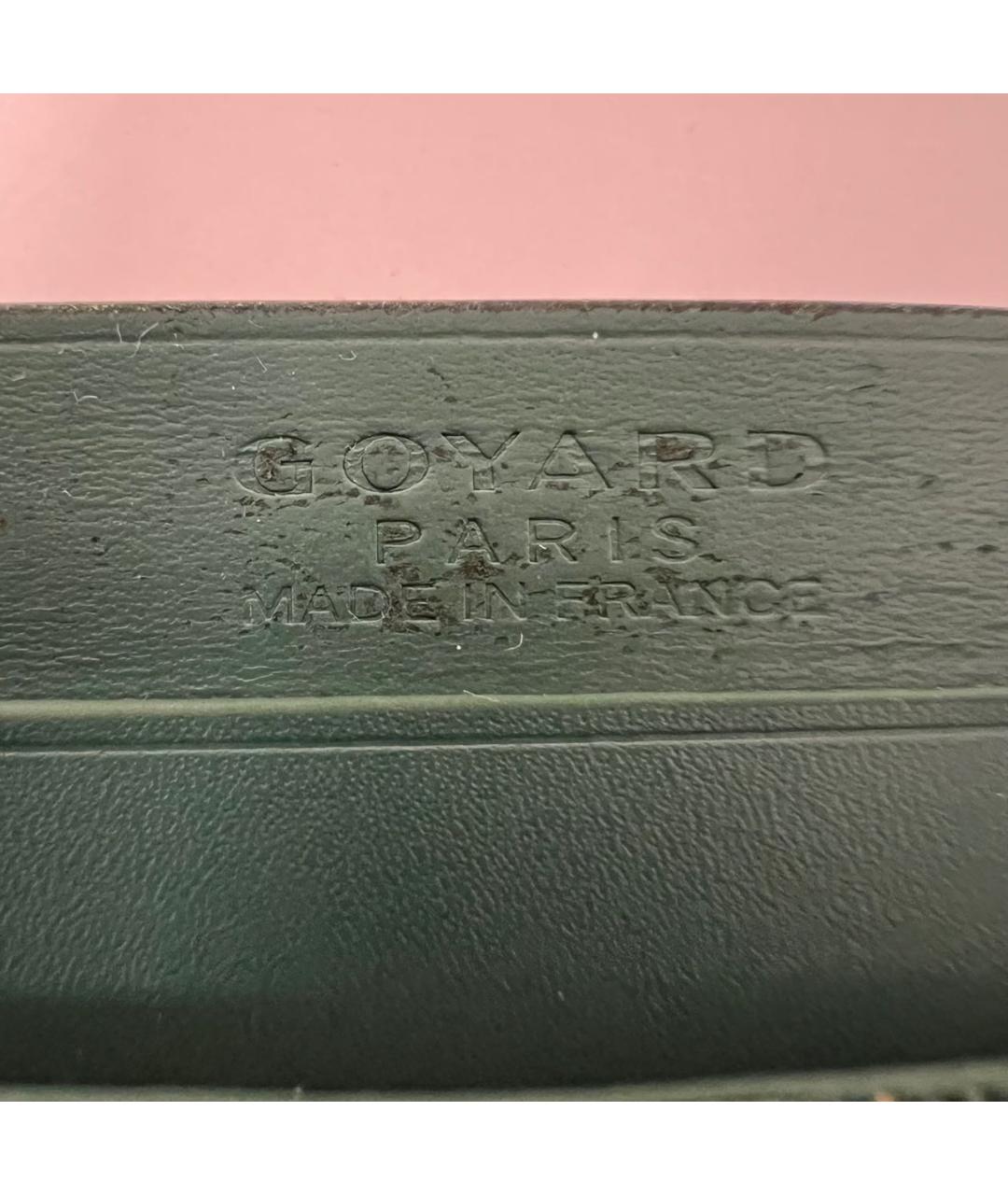 GOYARD Зеленый кардхолдер, фото 5