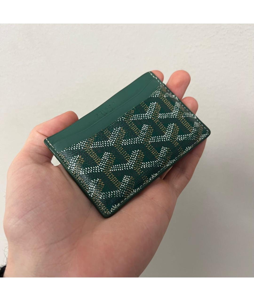 GOYARD Зеленый кардхолдер, фото 3