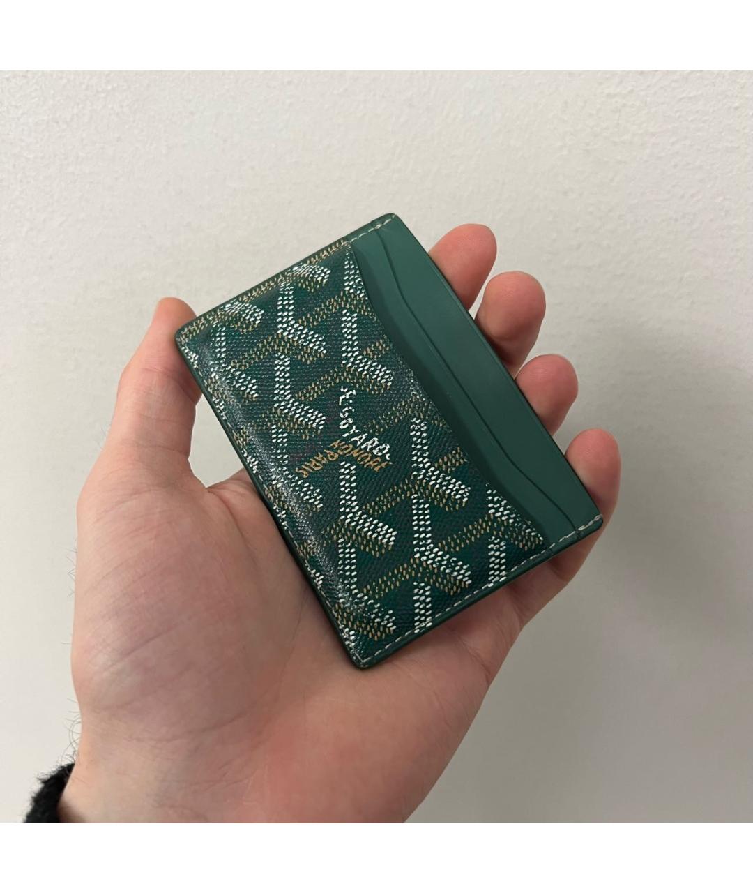 GOYARD Зеленый кардхолдер, фото 4