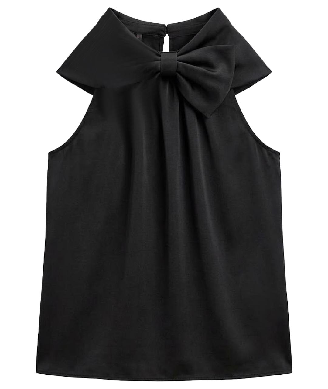 ESCADA Черная шелковая блузы, фото 1