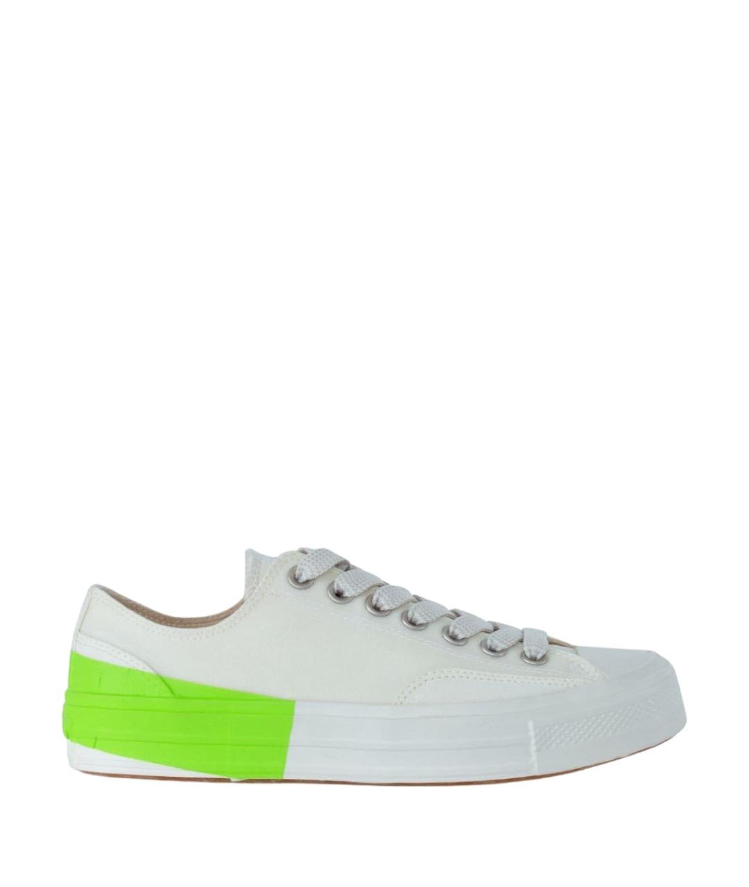 MSGM Белые текстильные кеды, фото 1