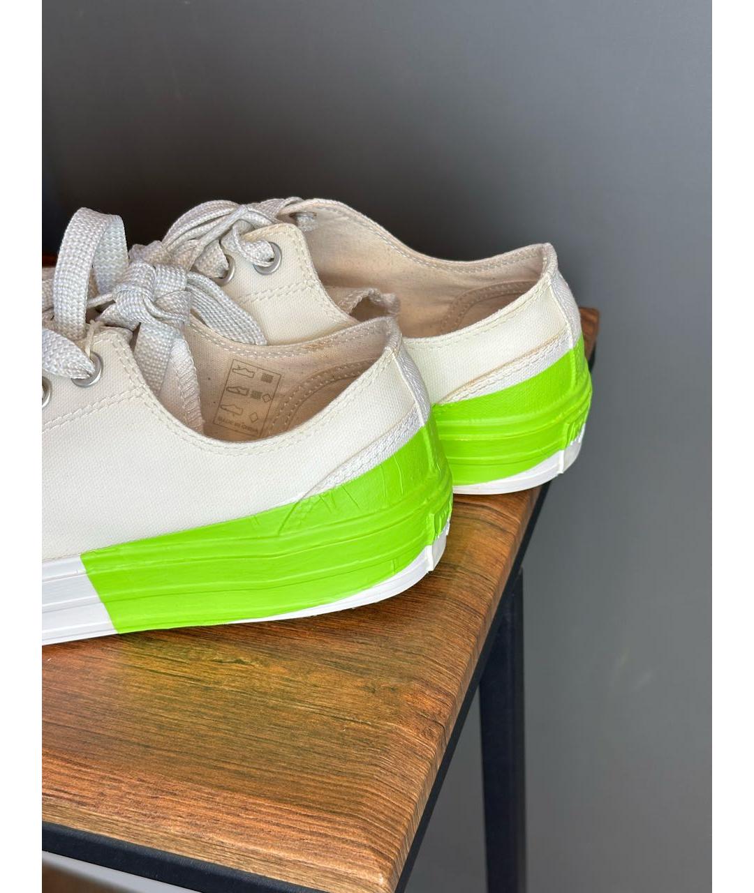 MSGM Белые текстильные кеды, фото 7