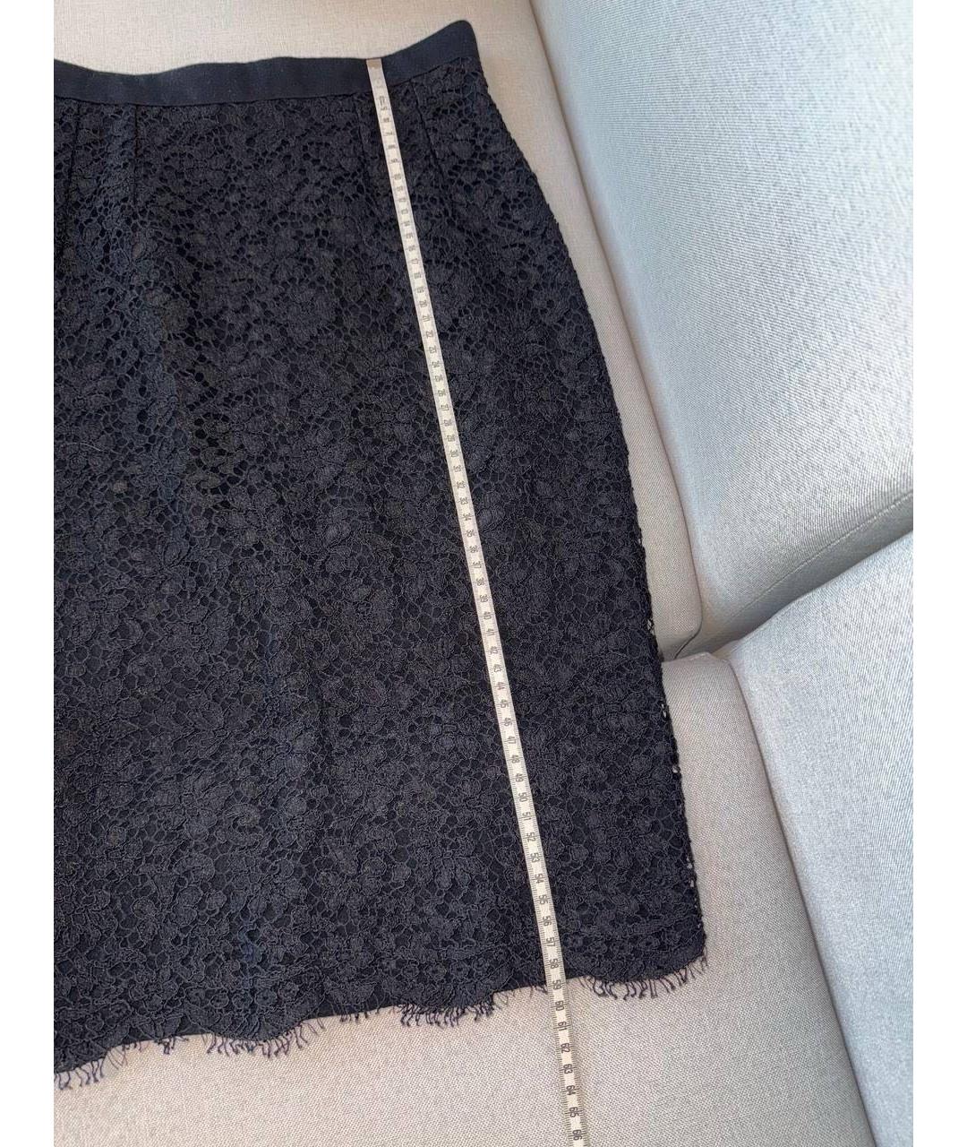 DOLCE&GABBANA Черная юбка миди, фото 5