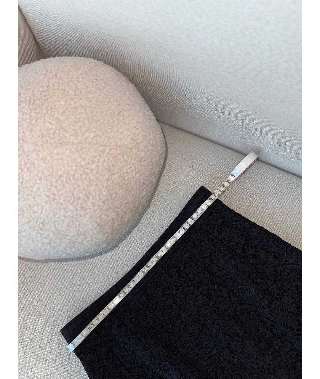 DOLCE&GABBANA Черная юбка миди, фото 6